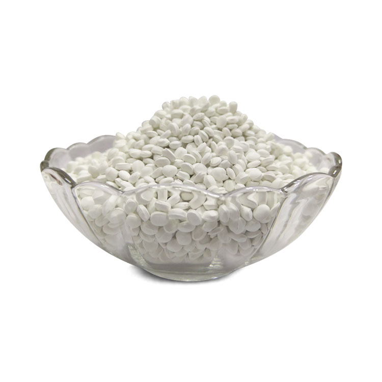C.I. White Masterbatch (P.W.6) (50% Titanium Dioxide with PE carrier) 白