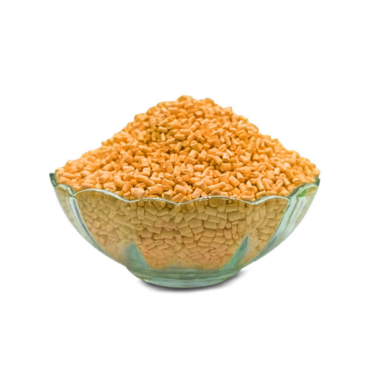 潘通色号804C 橙色塑料色母粒（PE载体）