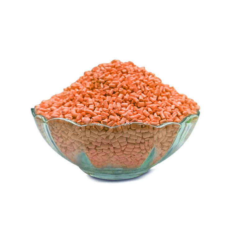 潘通色号805C 橙红色塑料色母粒（ABS载体）